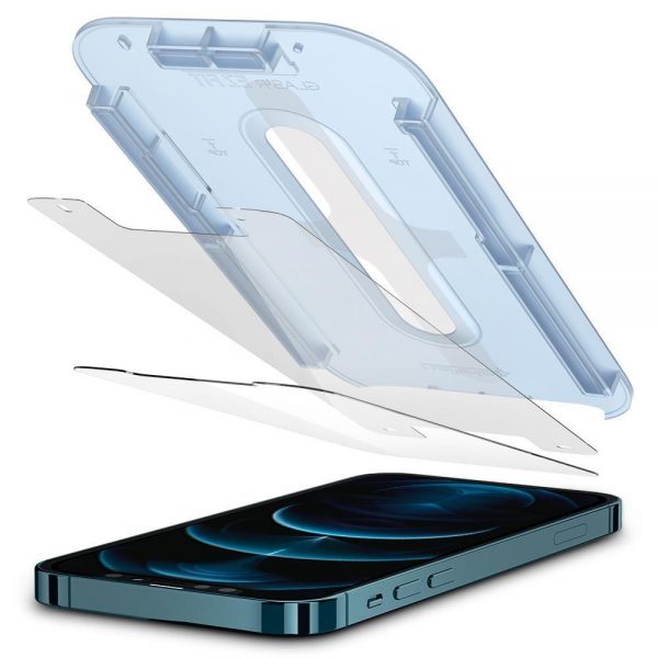 Spigen Glas.tR EZ Fit Tempered Glass for iPhone 12 Pro Max - 2 pcs.