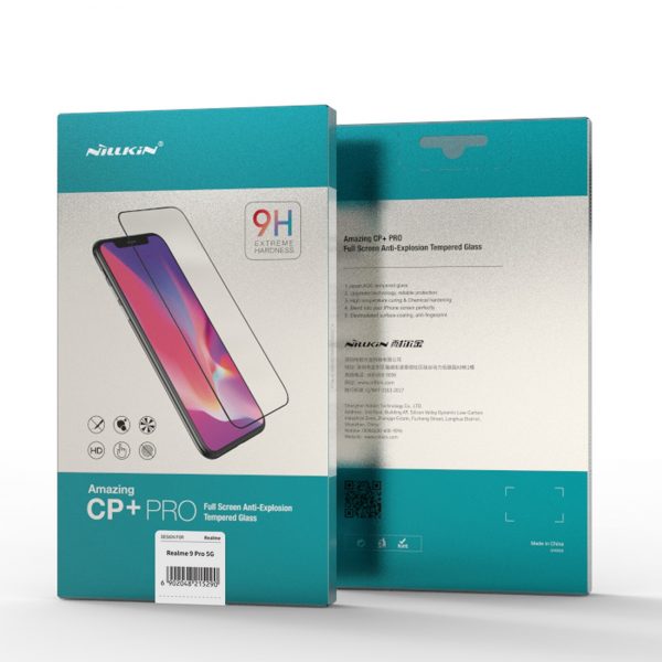 Nillkin CP+PRO ultra-thin full-screen tempered glass with 0.2 mm frame 9H Realme 9 Pro black