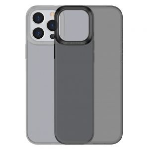 Baseus Simple Series Case transparent gel case iPhone 13 Pro black