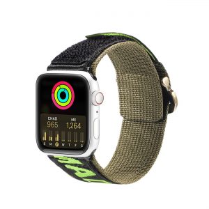 Dux Ducis Strap  nylon band bracelet black and green