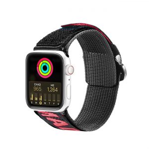 Dux Ducis Strap  nylon band bracelet black and red