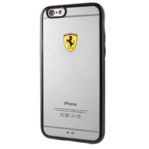 Ferrari Hardcase iPhone 6/6S Plus racing shield transparent black