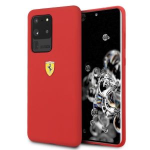 Ferrari Hardcase S20 Ultra G988 czerwony/red Silicone