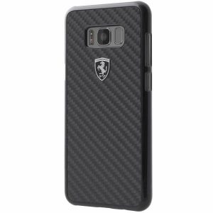 Ferrari Hardcase S8 Plus G955 black/czarny Carbon Heritage