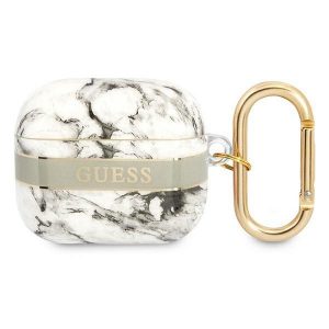 Guess AirPods 3 cover szary/grey Marble Strap Collection