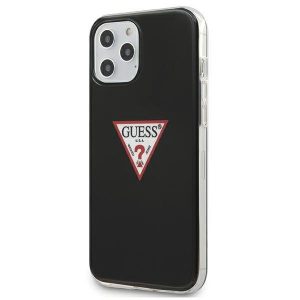 Guess iPhone 12/12 Pro 6,1″ czarny/black hardcase Triangle Collection