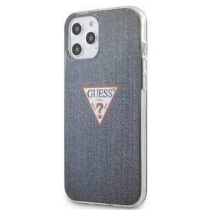 Guess iPhone 12 Pro Max 6,7″ granatowy/dark blue hardcase Jeans Collection