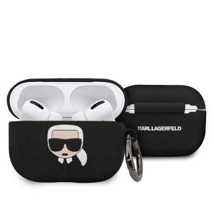 Karl Lagerfeld AirPods Pro cover black/black Silicone Ikonik