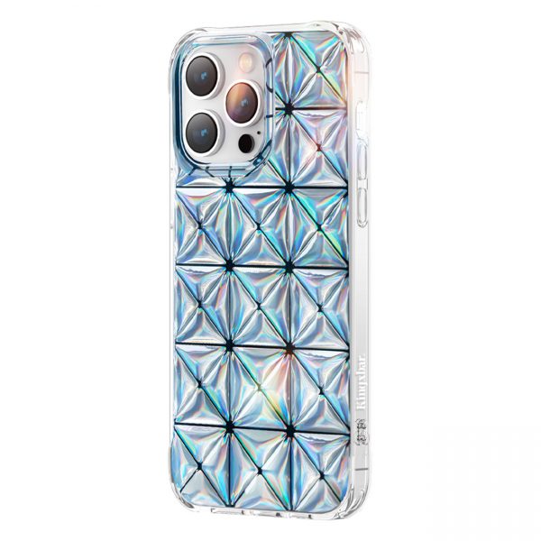 Kingxbar Miya Series case for iPhone 14 Plus cover back cover laser color