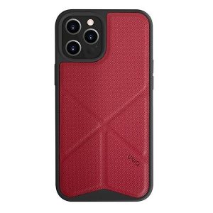 UNIQ etui Transforma iPhone 12/12 Pro 6,1″ czerwony/coral red