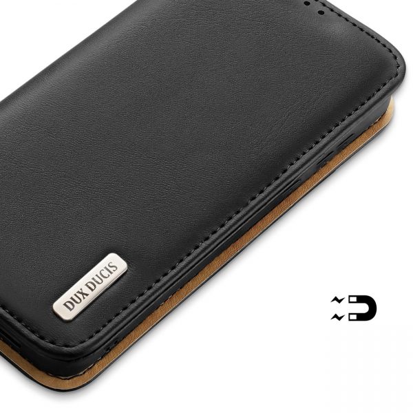 Dux Ducis Hivo case Samsung Galaxy S23+ flip case wallet stand RFID blocker black