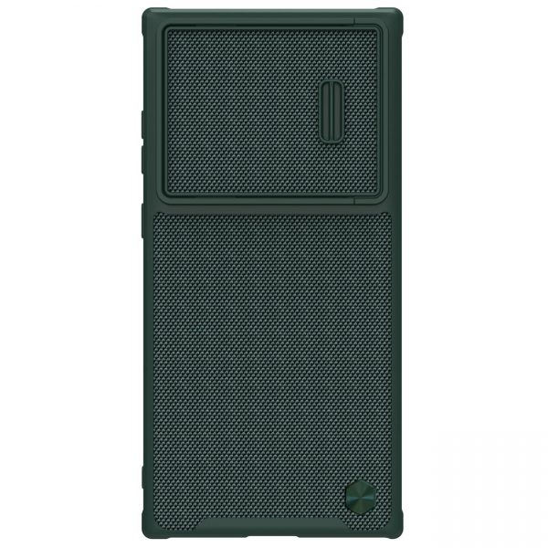 Nillkin Textured S Case for Samsung Galaxy S23 Ultra armored cover with camera cover green