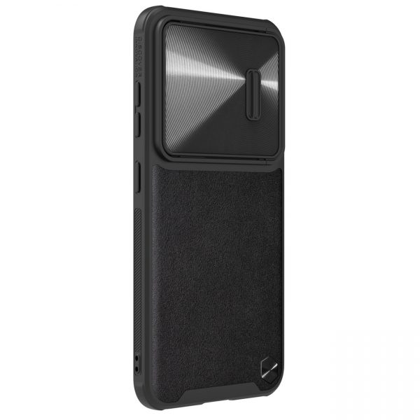 Nillkin CamShield Leather S Case for Samsung Galaxy S23 case with camera cover black