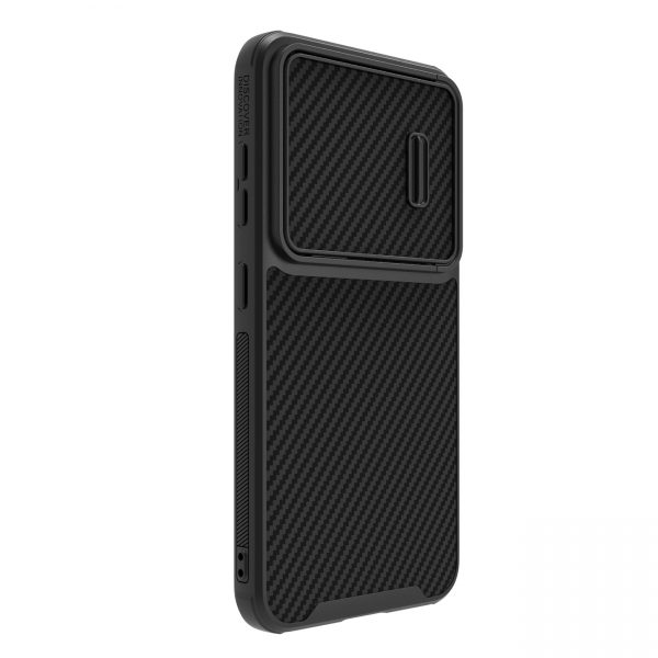 Nillkin Synthetic Fiber S Case for Samsung Galaxy S23, camera cover, black