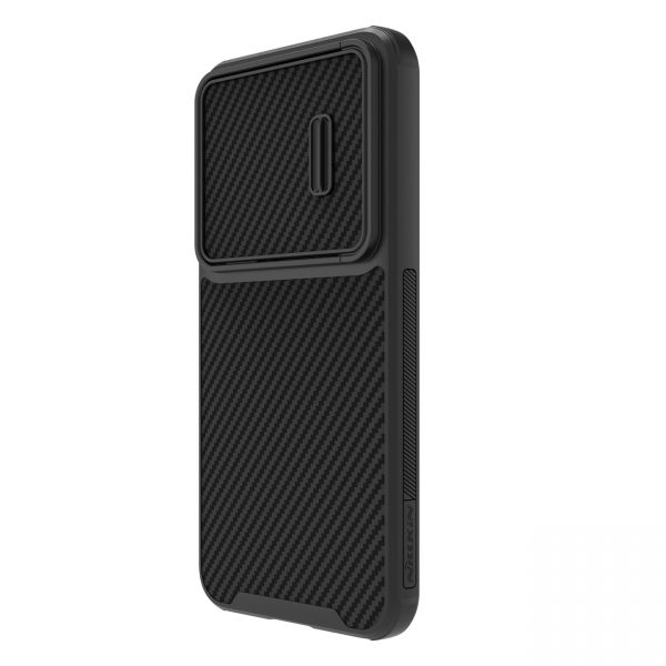 Nillkin Synthetic Fiber S Case for Samsung Galaxy S23, camera cover, black