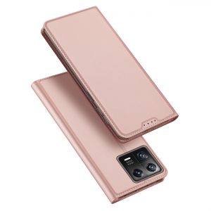 Dux Ducis Skin Pro Case Xiaomi 13 Flip Card Wallet Stand Pink