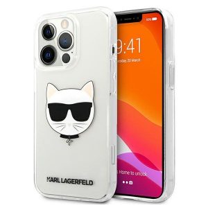 Karl Lagerfeld iPhone 13 Pro Max 6,7″ hardcase transparent Choupette Head