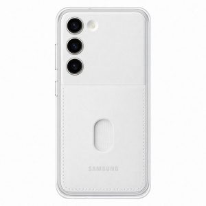 Samsung Frame Cover for Samsung Galaxy S23 case with interchangeable backs white