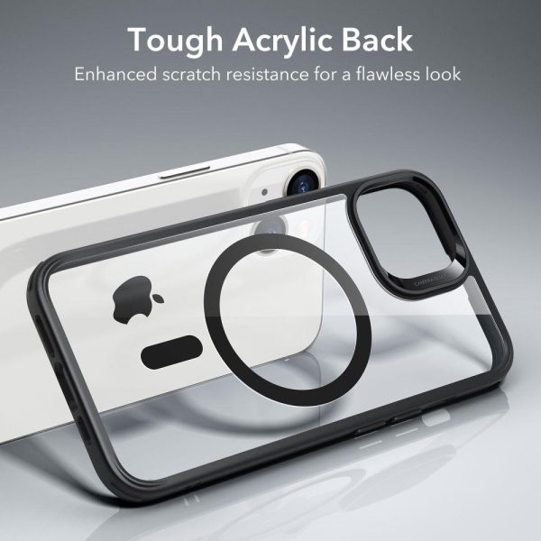 ESR Classic Hybrid Halolock Case with MagSafe for iPhone 14 Plus - Clear/Black