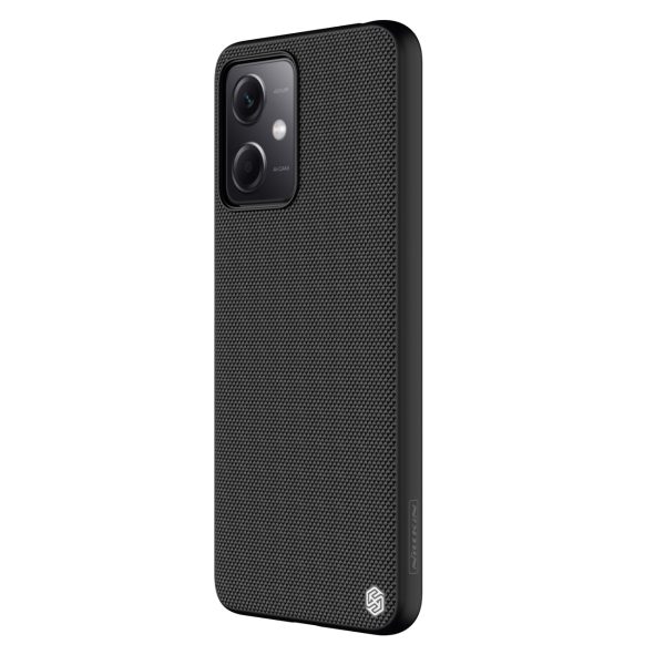 Nillkin Textured Case for Xiaomi Redmi Note 12 5G / Poco X5 5G Reinforced Nylon Cover Black