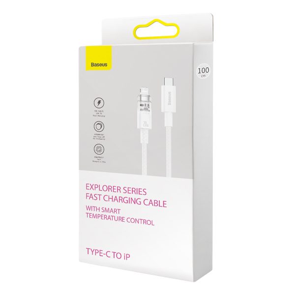 Baseus CATS010302 Lightning - USB-C cable 20W 480Mb/s 2m - white