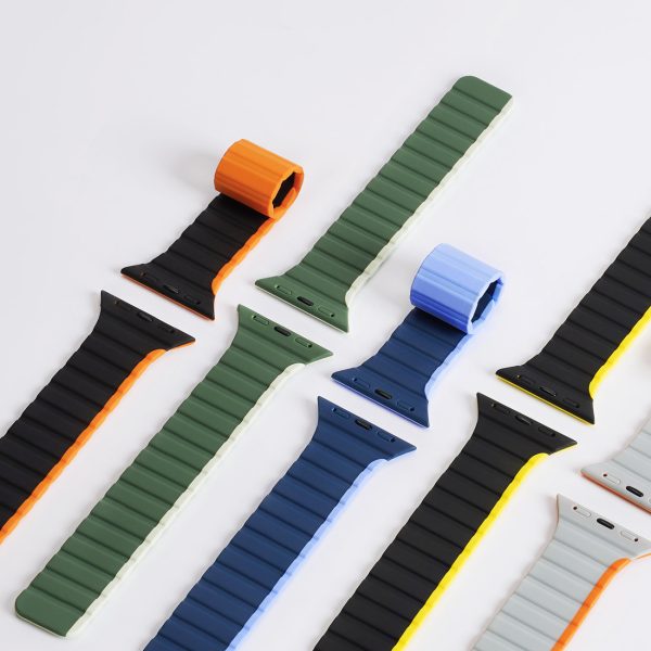 Magnetic Apple Watch SE, 9, 8, 7, 6, 5, 4, 3, 2, 1 (41, 40, 38 mm) Dux Ducis Strap (LD Version) - green