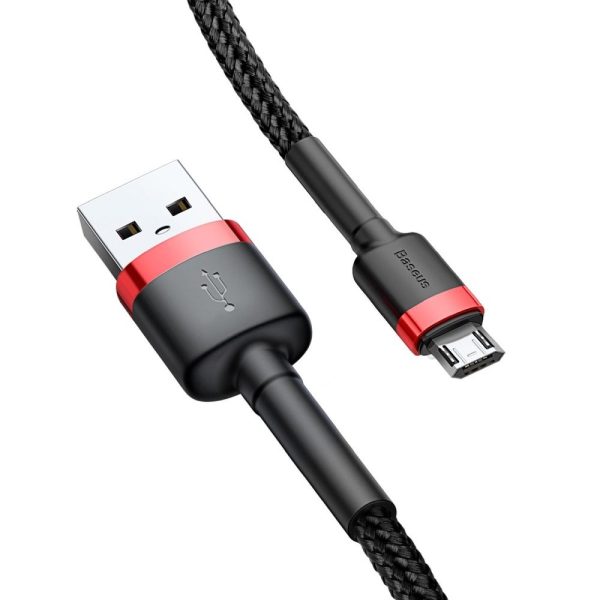 BASEUS cable USB Cafule to Micro 1,5A CAMKLF-C91 2m Red-Black