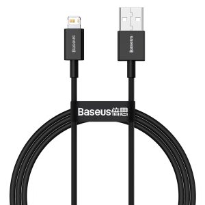 Baseus Superior USB – Lightning fast charging data cable 2,4 A 1 m black