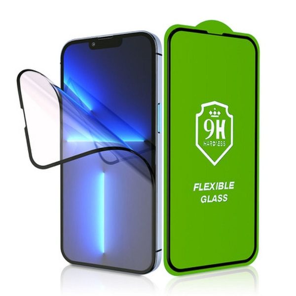 Bestsuit Flexible Hybrid Glass 5D for Apple iPhone 13 Pro Max/14 Plus black