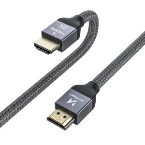 Cable HDMI 2.1 8K 60 Hz 48 Gbps / 4K 120 Hz / 2K 144 Hz 2 m silver