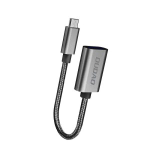 Dudao adapter cable OTG USB 2.0 to micro USB gray