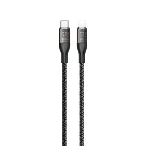 Fast charging cable 30W 1m USB-C – Lightning Dudao L22 – gray