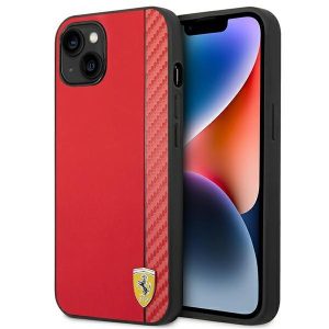 Ferrari iPhone 14 Plus 6.7" red/red hardcase Carbon