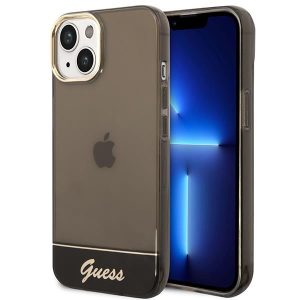 Guess iPhone 14 Plus 6.7 "black / black hardcase Translucent