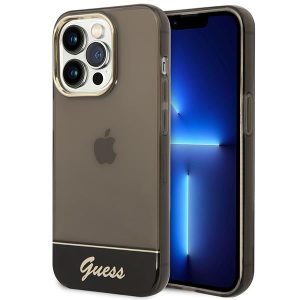 Guess iPhone 14 Pro Max 6.7 "black / black hardcase Translucent