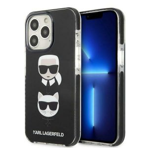 Karl Lagerfeld iPhone 13 Pro Max 6,7″ hardcase czarny/black Karl&Choupette Head