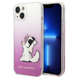 Karl Lagerfeld iPhone 14 Plus 6.7 "hardcase pink / pink Choupette Fun