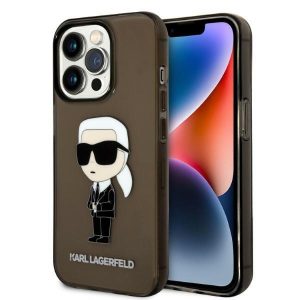 Karl Lagerfeld iPhone 14 Pro 6.1" black/black hardcase Ikonik Karl Lagerfeld