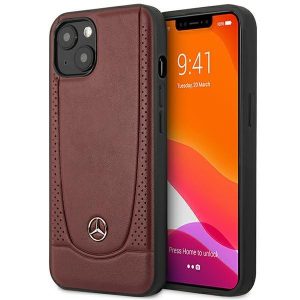 Mercedes iPhone 14 Plus 6.7 "red / red hardcase Leather Urban Bengale