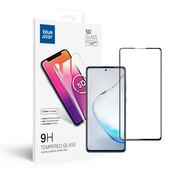 Tempered Glass Blue Star – SAM Galaxy S10 Lite Full Face  – black Tempered Glass Blue Star