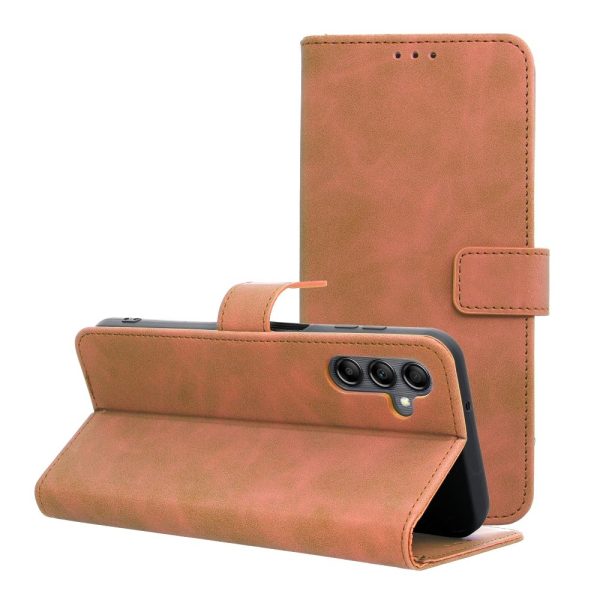 TENDER Book Case for SAMSUNG Galaxy A14 4G brown