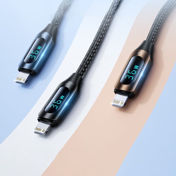 WUCLC1 Lightning - USB-C cable 36W 480Mb/s 1m - black