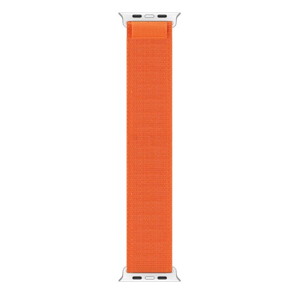 Sport strap with buckle for Apple Watch 9 / 8 / 7 / 6 / SE / 5 / 4 / 3 / 2 / 1 (41, 40, 38 mm) Dux Ducis Strap GS Version - orange