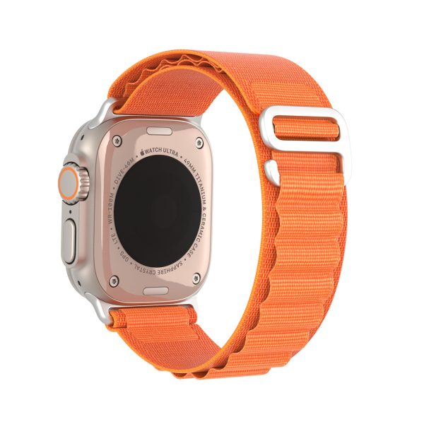 Sport strap with buckle for Apple Watch 9 / 8 / 7 / 6 / SE / 5 / 4 / 3 / 2 / 1 (41, 40, 38 mm) Dux Ducis Strap GS Version - orange