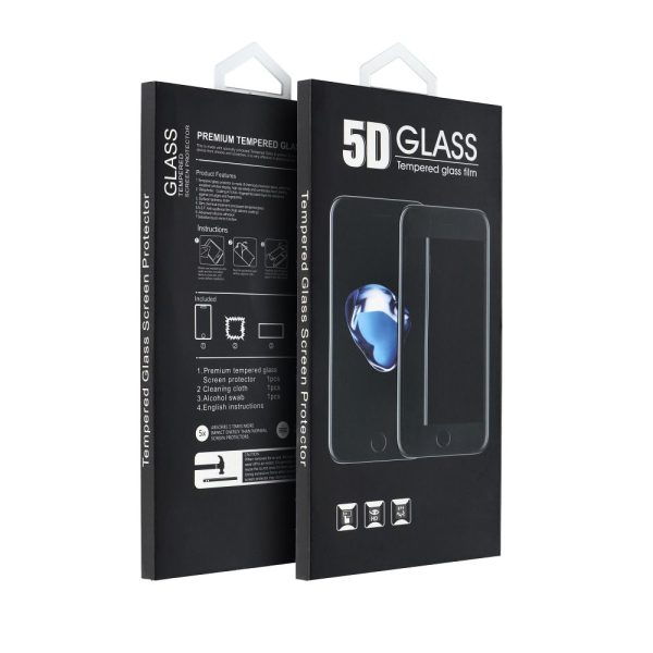 5D Full Glue Tempered Glass – for Iphone 15 Pro black