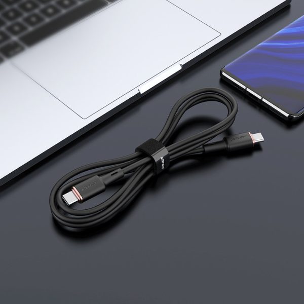 Acefast C2-03 USB-C - USB-C PD QC cable 60W 3A 480Mb/s 1.2m - black