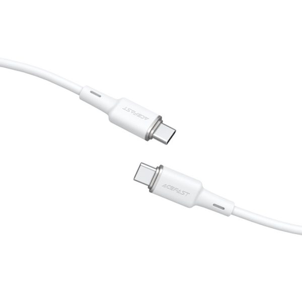 Acefast C2-03-CC USB-C - USB-C PD QC cable 60W 3A 480Mb/s 1.2m - white