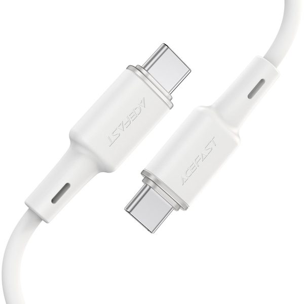 Acefast C2-03-CC USB-C - USB-C PD QC cable 60W 3A 480Mb/s 1.2m - white