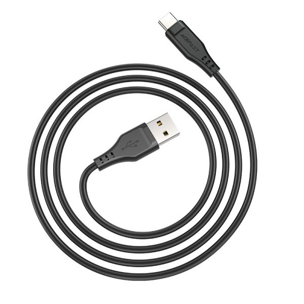 Acefast USB cable - USB Type C 1.2m, 3A black