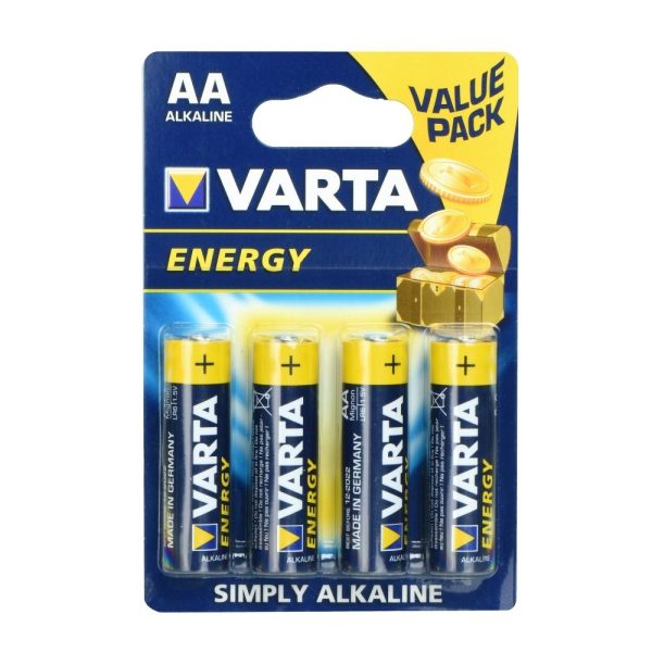 Alkaline batteries Varta R6  4 pcs Energy